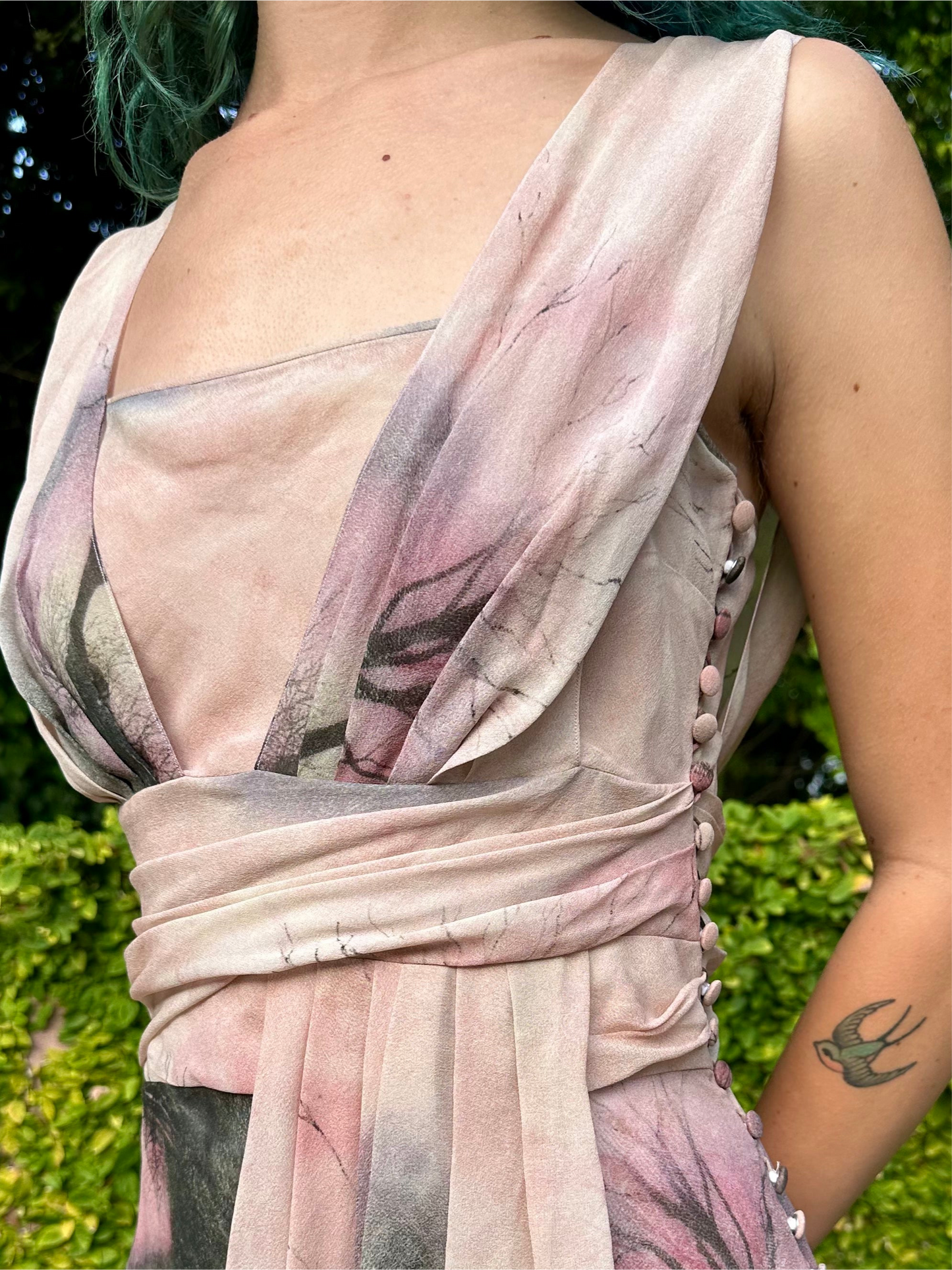 Vintage 2000's John Galliano Silk Chiffon Blouse - Iconic Collectors Piece