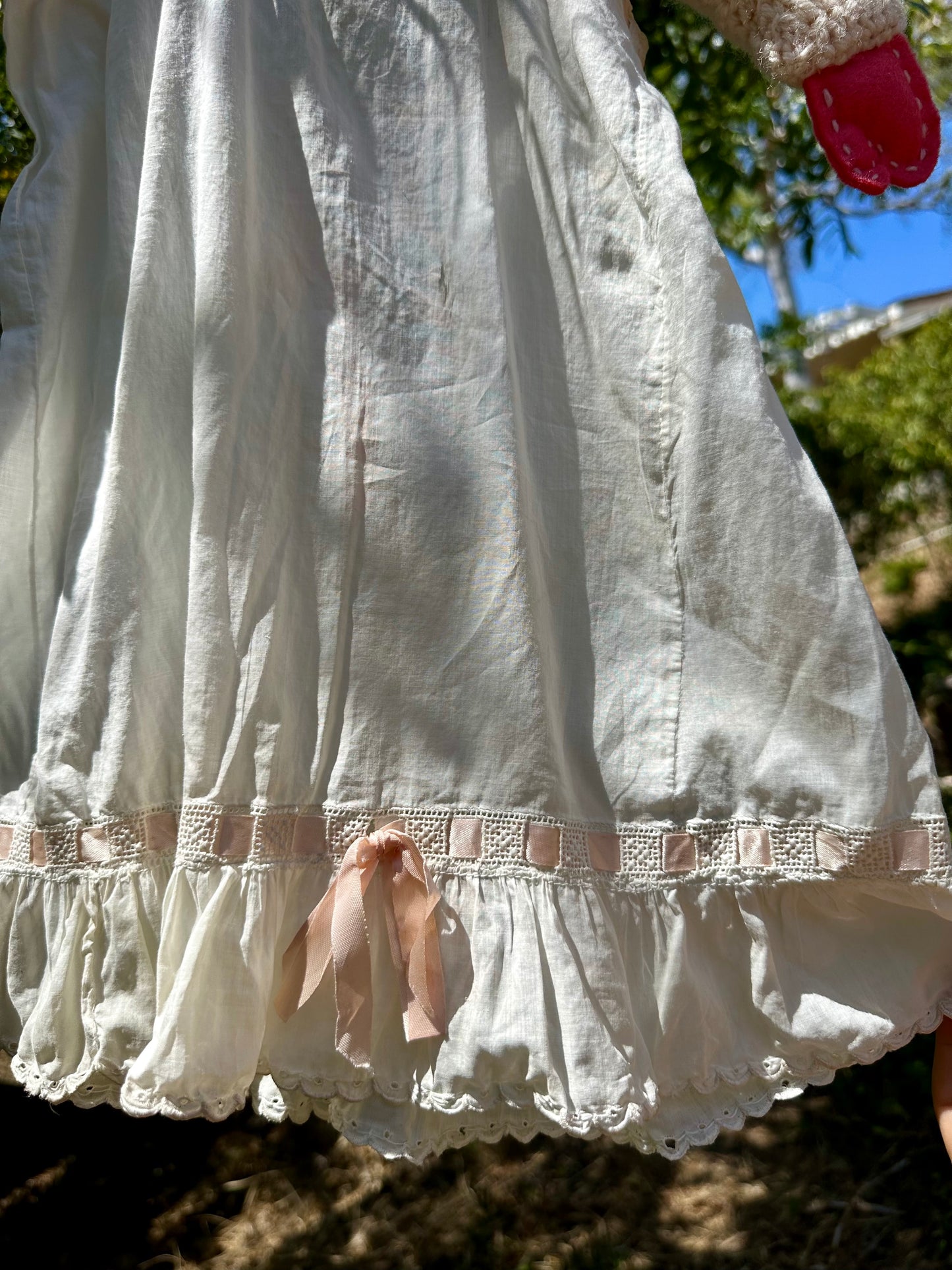 Enchanting Antique 1930's and 1910's Edwardian 2-Piece Girls Dress Set
