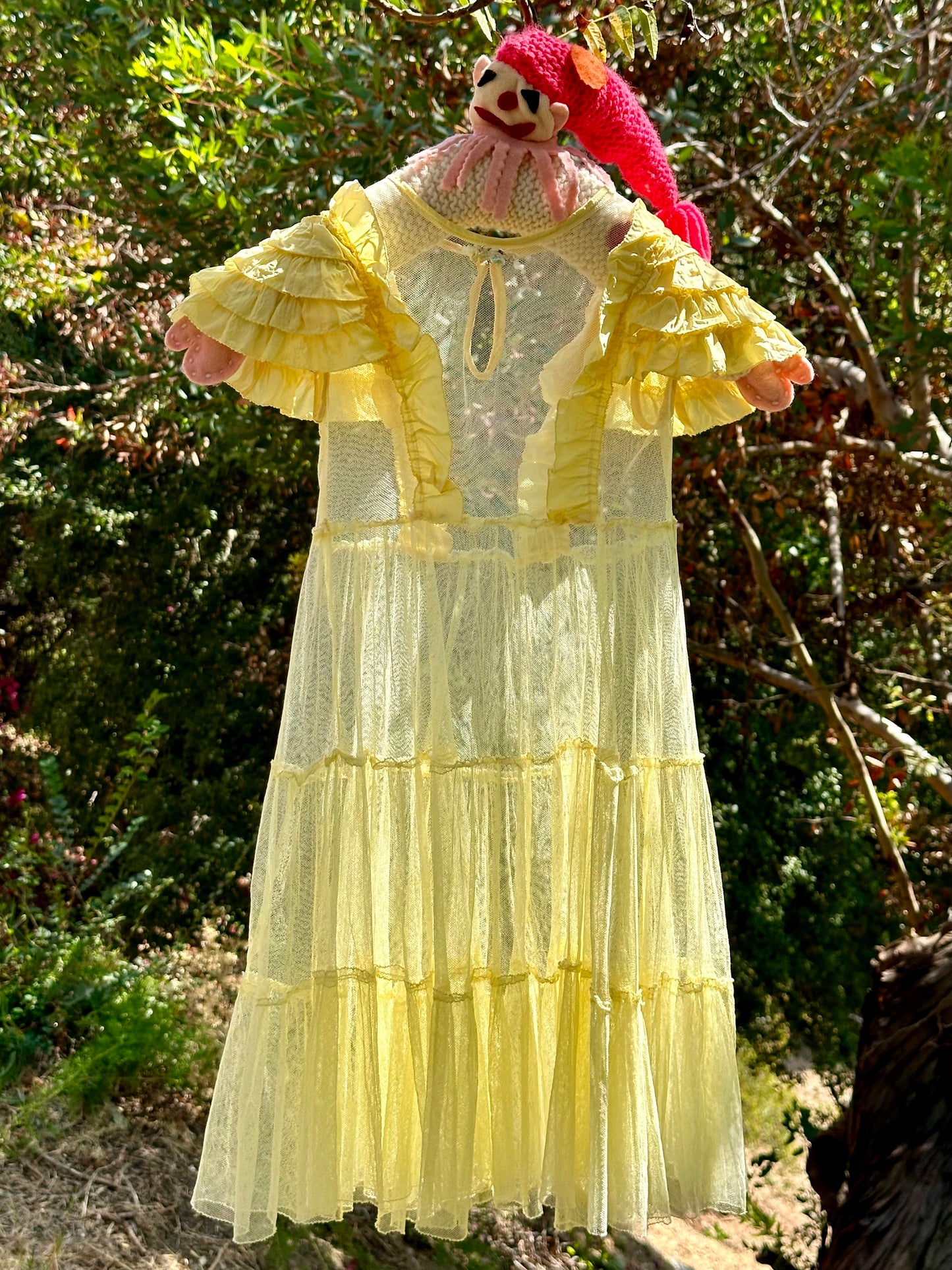 Enchanting Antique 1930's and 1910's Edwardian 2-Piece Girls Dress Set