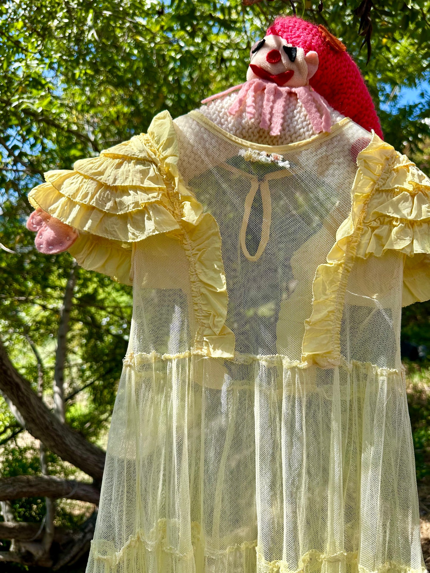 Enchanting Antique 1930's and 1910's Edwardian 2-Piece Girls Dress Set