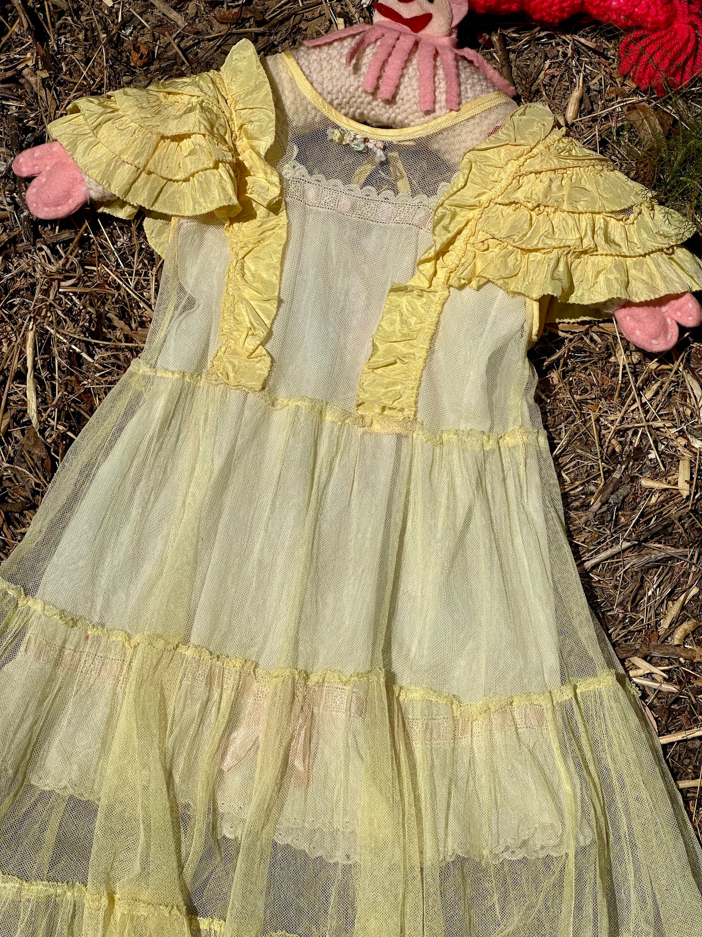 Enchanting Antique 1930's and 1910's Edwardian 2-Piece Girls Dress Set