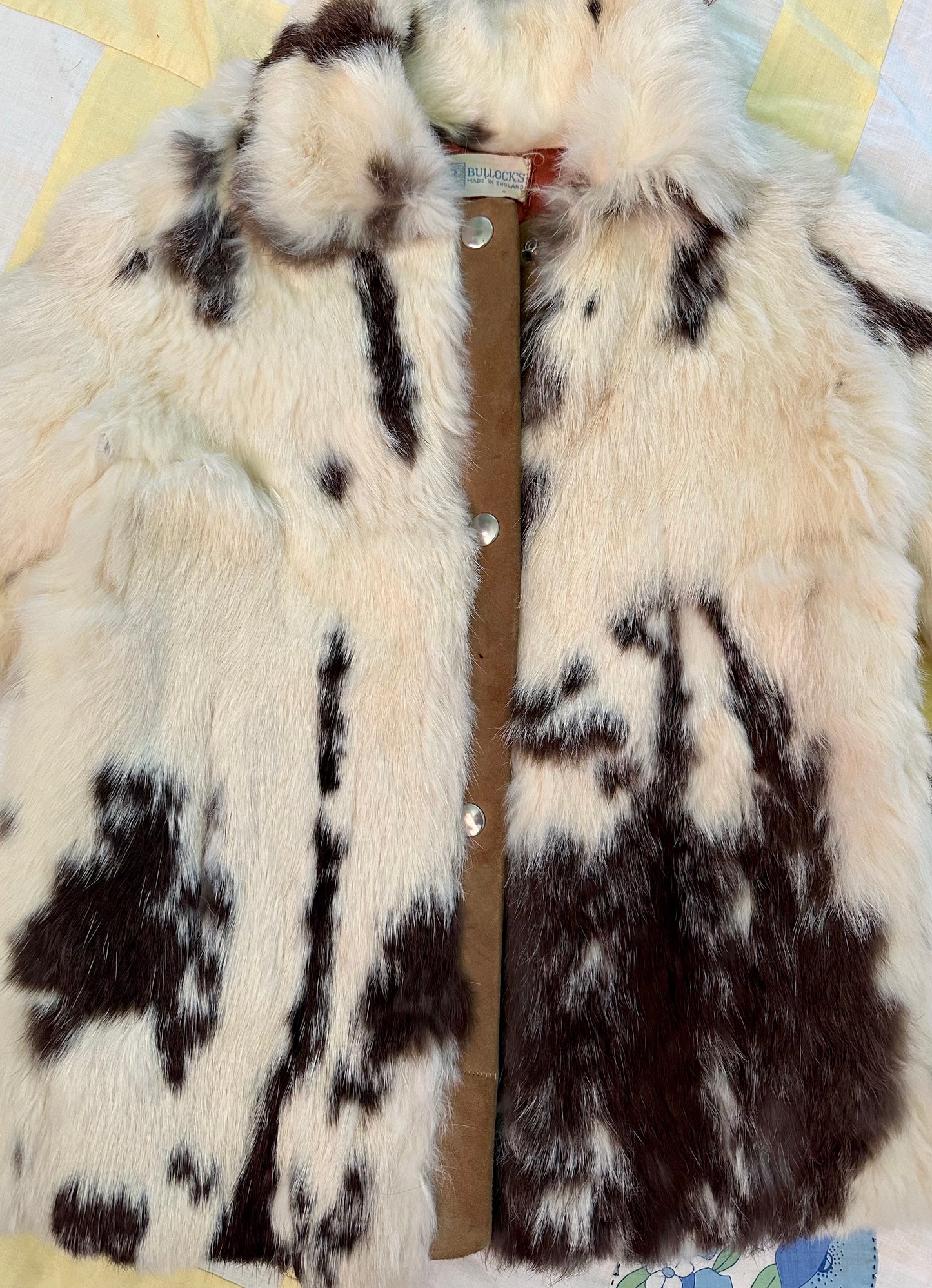 Rare Vintage 1950's Girls Spotted Fur Coat