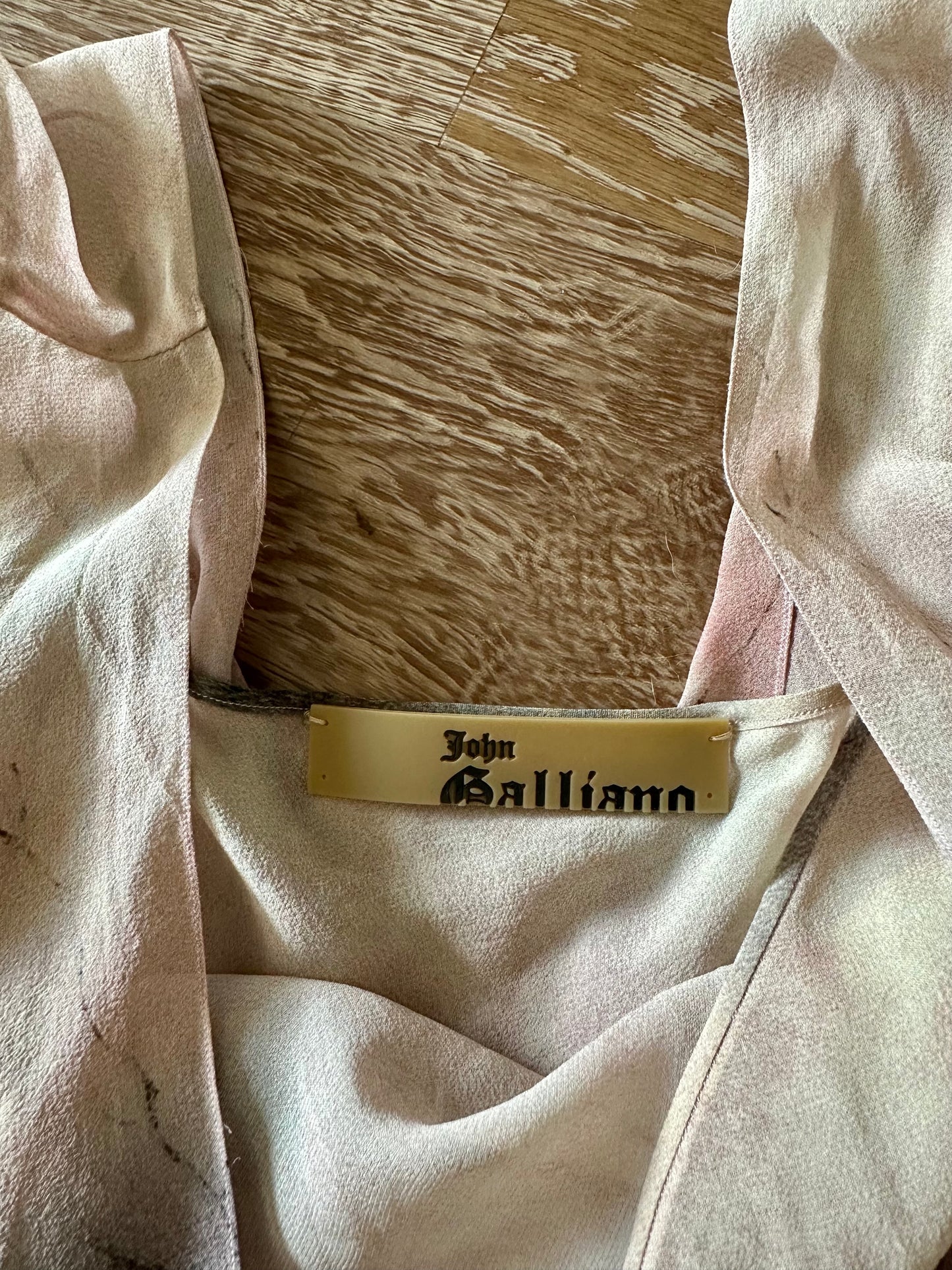 Vintage 2000's John Galliano Silk Chiffon Blouse - Iconic Collectors Piece