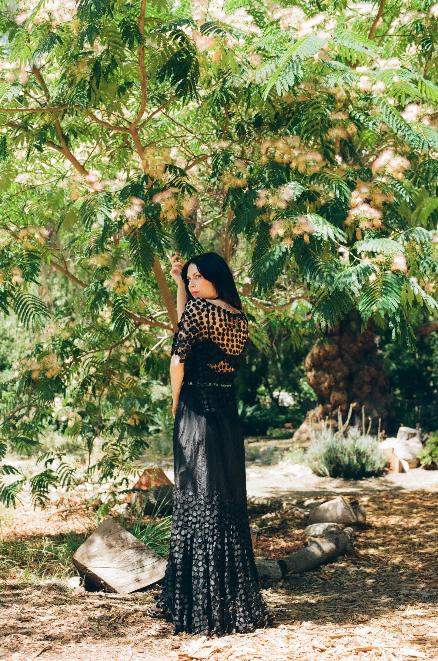 Rare Antique 1930's Two Piece Dress Set with Giant Edwardian Mother of Pearl Buttons