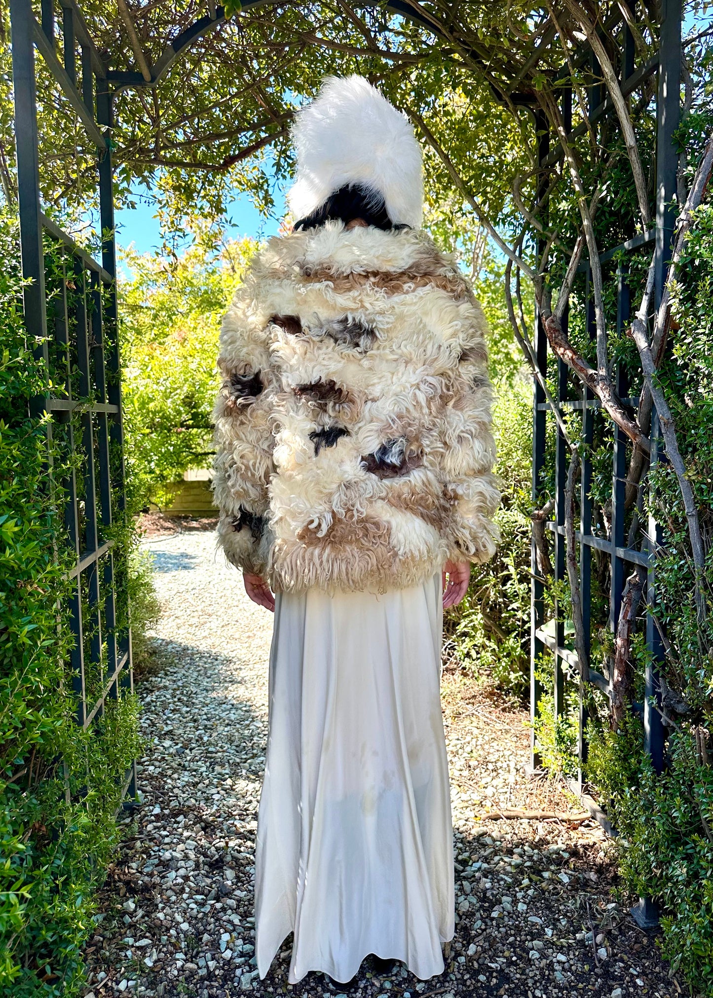 Stunning Vintage 1970’s Mongolian Curly Lamb Fur Coat Jacket By: Jacques Saint Laurent